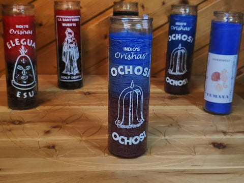 Ochosi - Indio's Orisha Voodoo Kerze